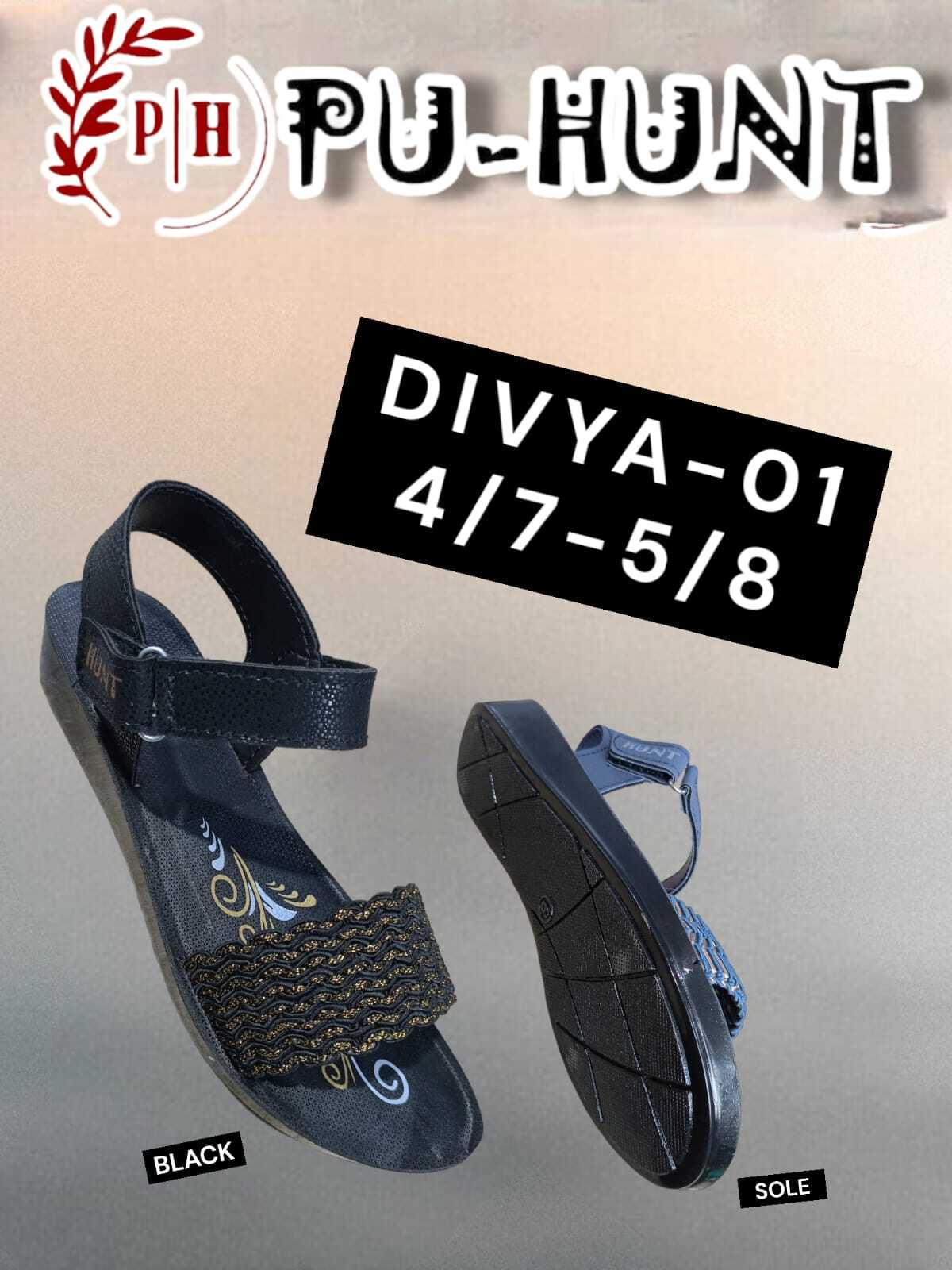 Divya Sandal-01 - Color: Cherry