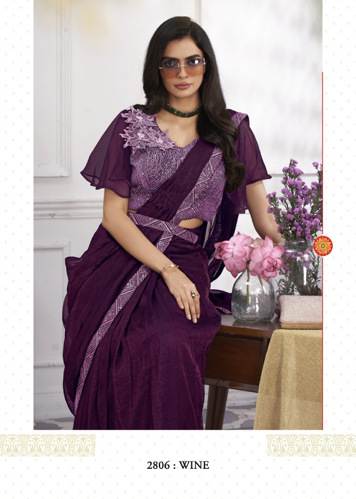 Fancy Saree - Fabric Type: Crepe
