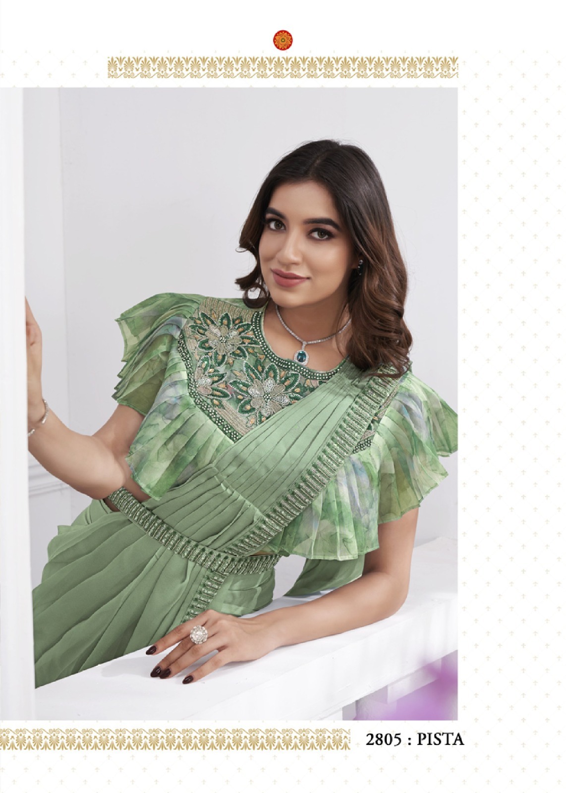 Fancy Saree - Fabric Type: Crepe