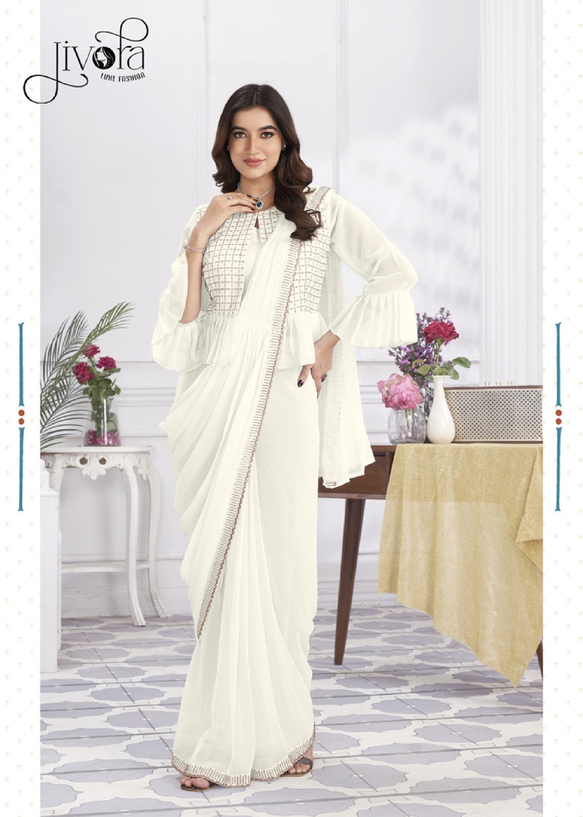 Fancy Saree - Fabric Type: Crepe