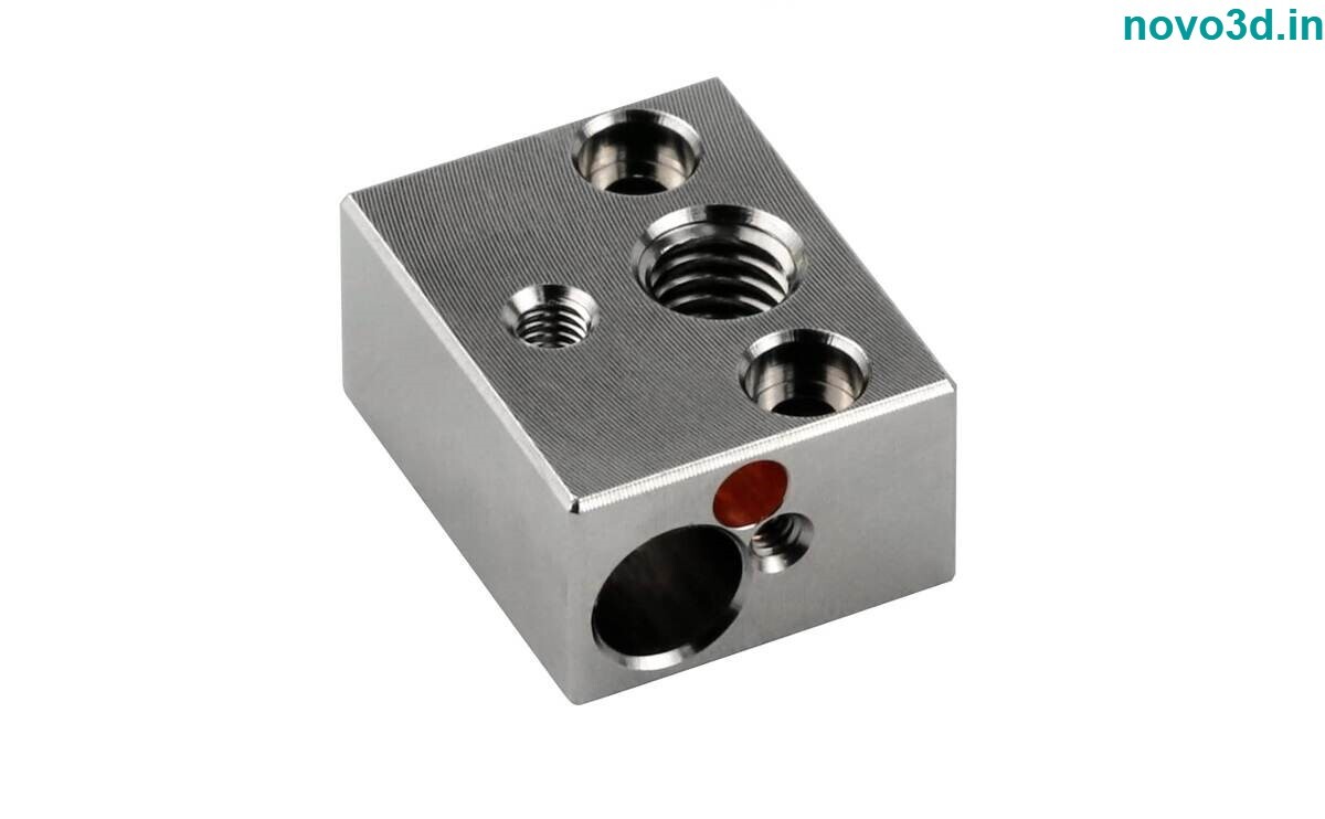 Ender3 S1 Heat Block Sprite Extruder Pro Upgrade Plated Copper Heater Block High Temperature