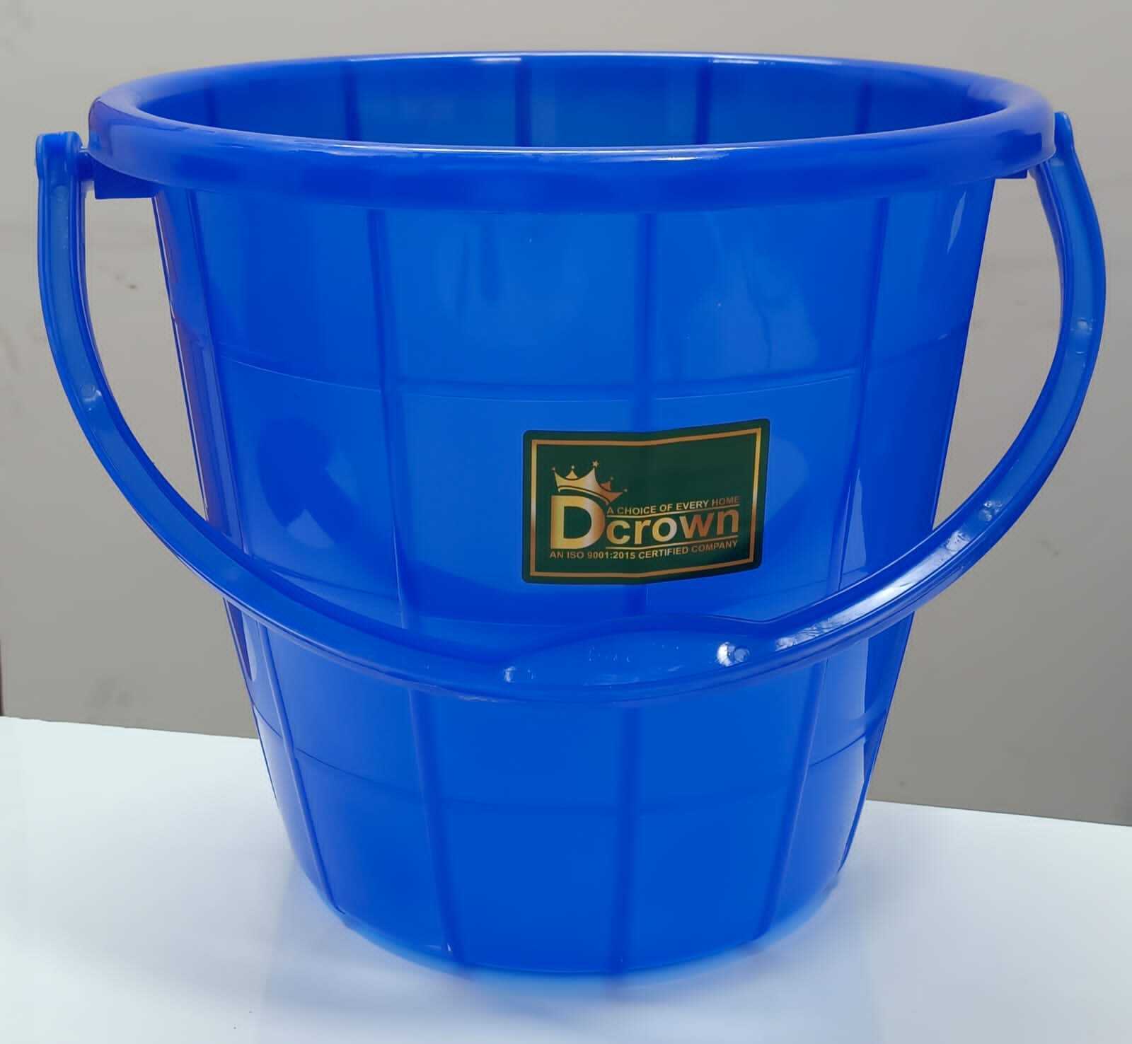 Plastic Bucket Sawan - Plastic, 20 Ltr Capacity, Red | Durable Design For Versatile Usage And Easy Handling