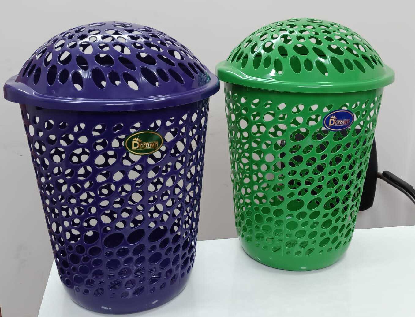 Black Plastic Laundry Basket