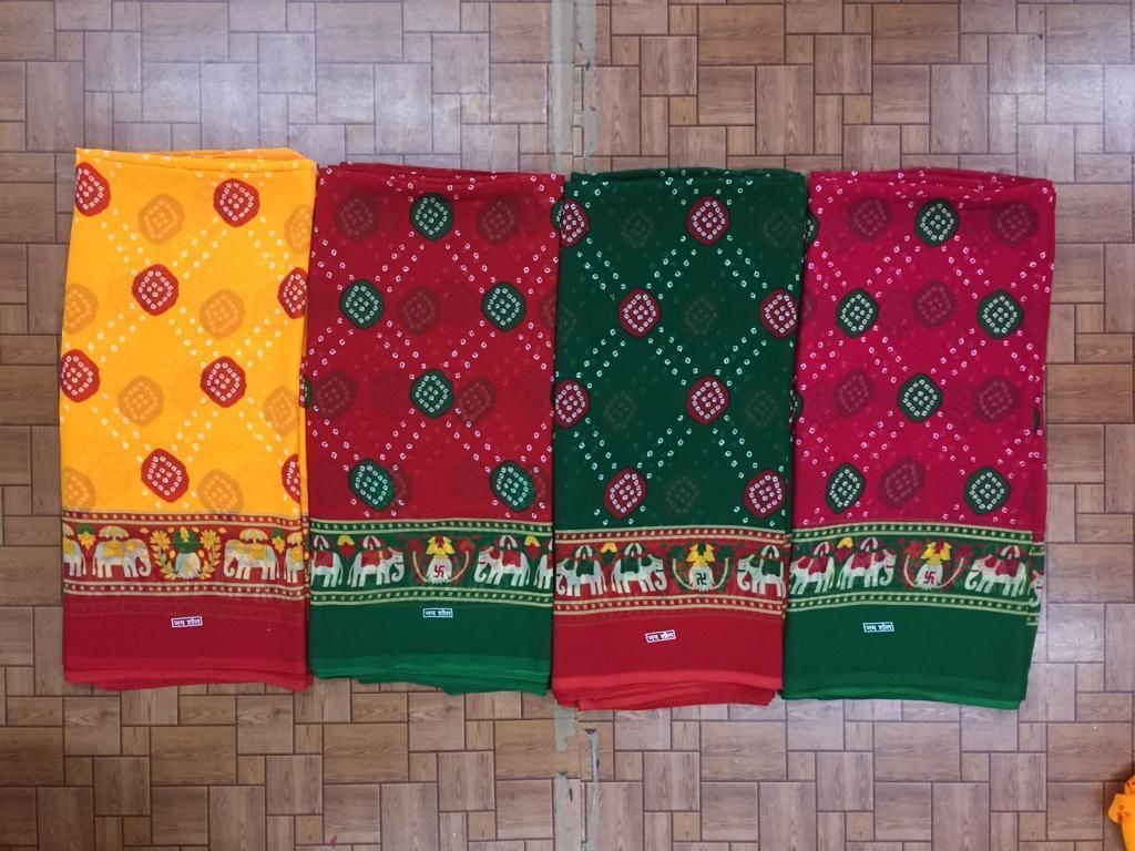 Bandhani Fabric - Attributes: Quick Dry
