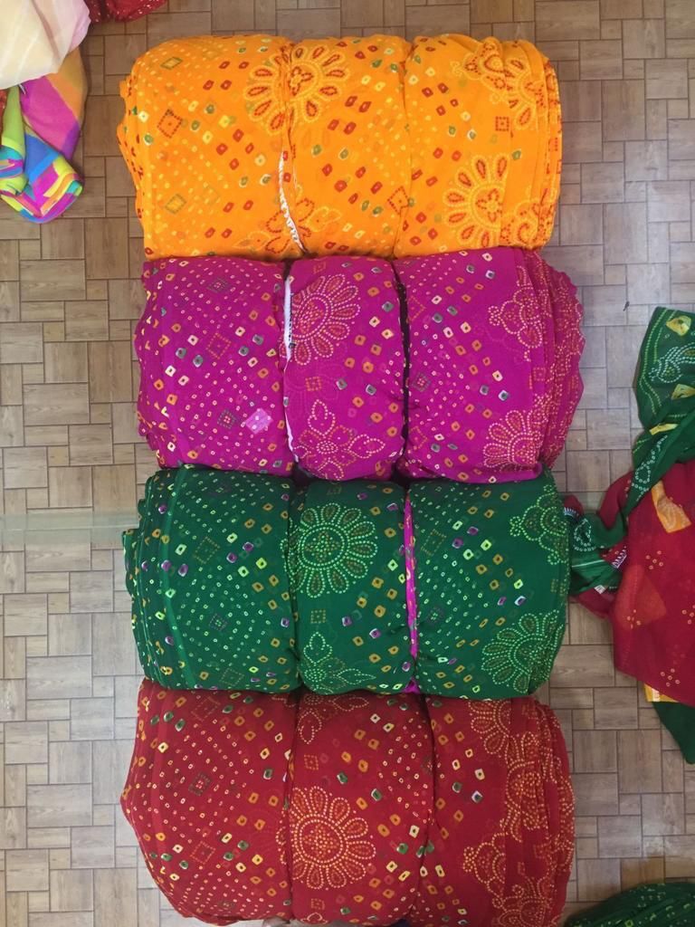 Bandhani Fabric - Attributes: Quick Dry