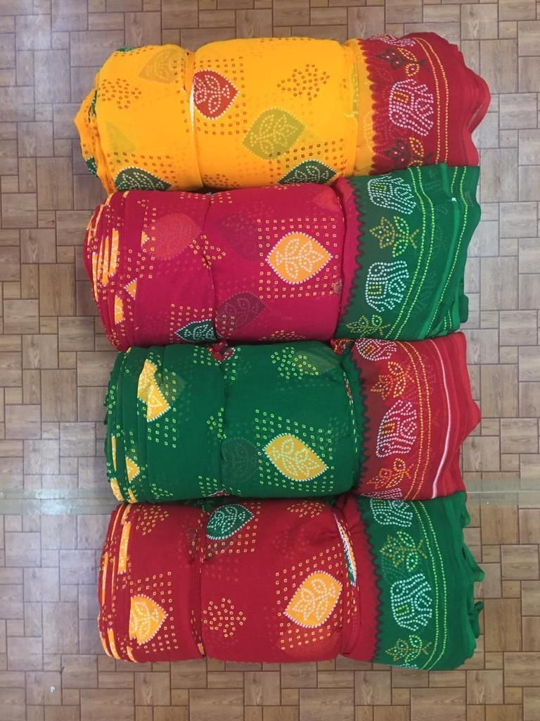 Bandhani Fabric - Attributes: Quick Dry