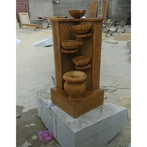 Brown Sandstone Water Fountain