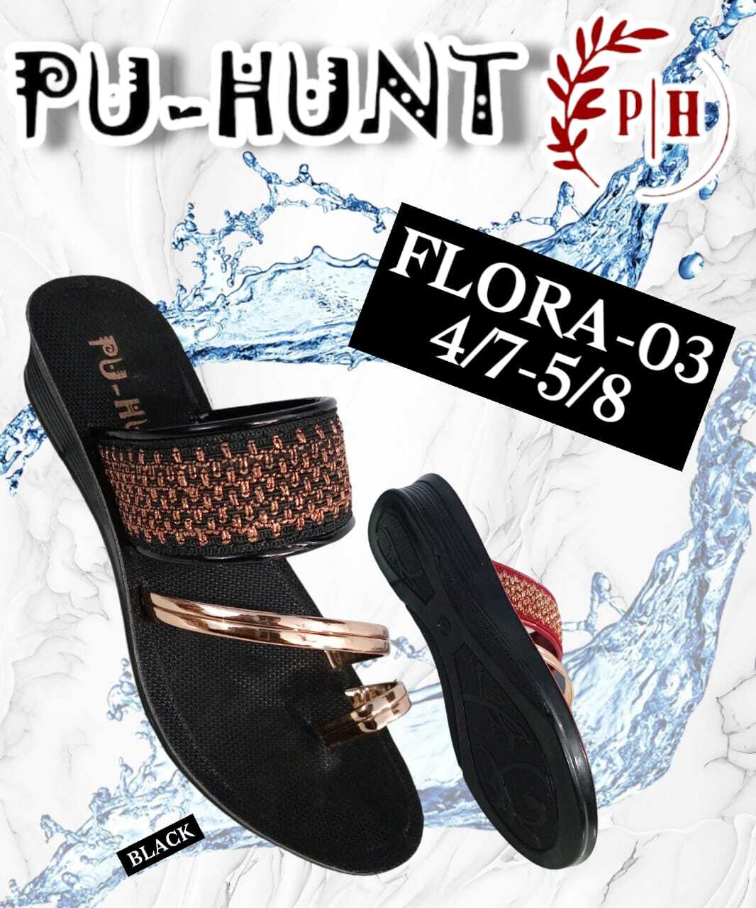 Flora Slipper-03 - Color: Brown