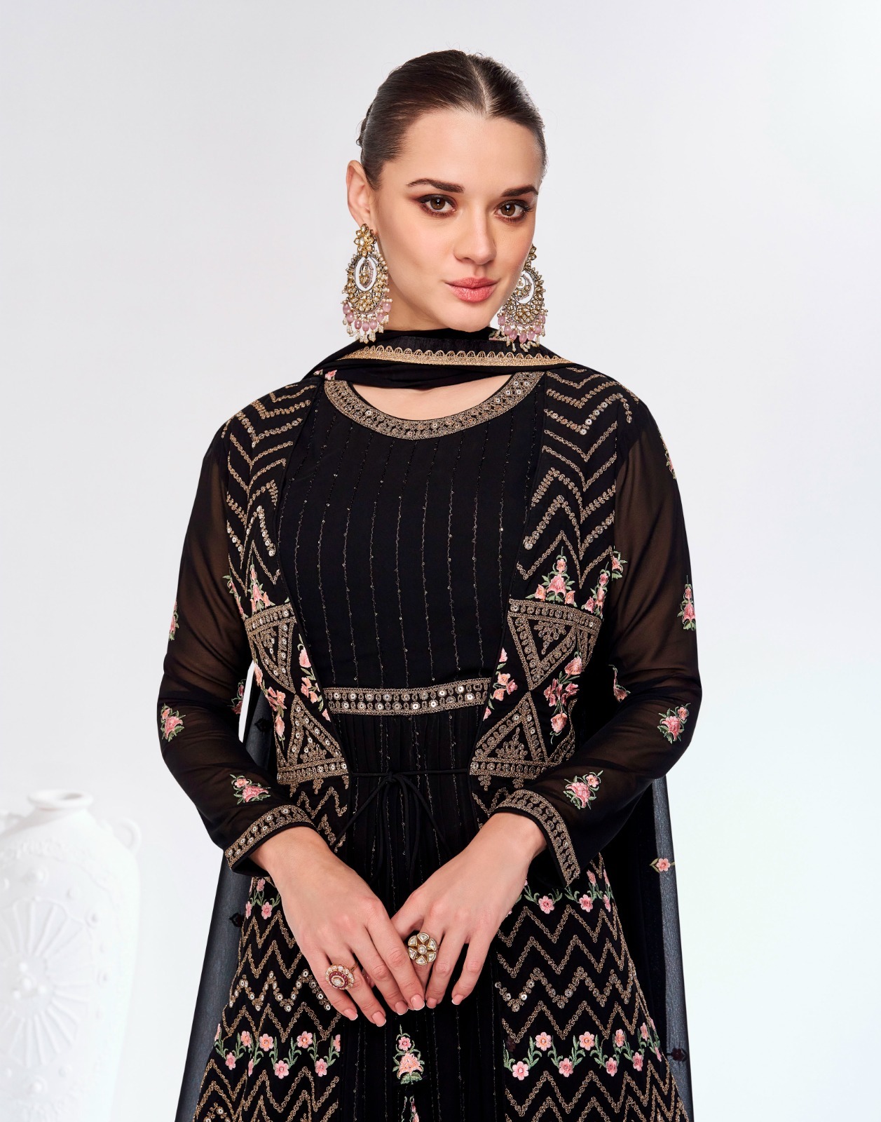 Designer Gown Georgette - Color: 4