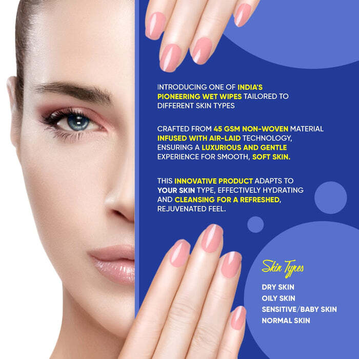 Refreshing Wet Wipes For Face