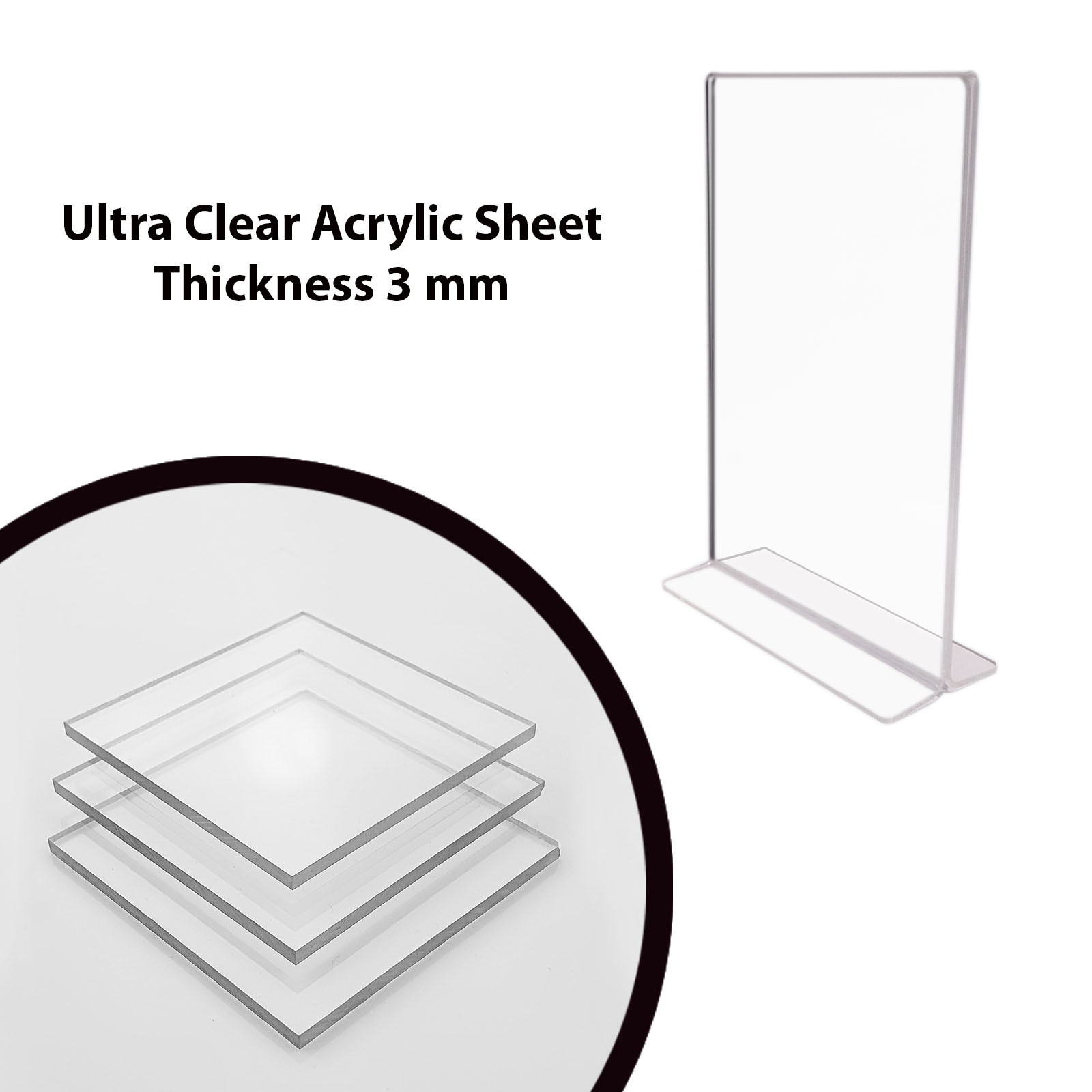 Acrylic Tent Card/menu Card Holder A4