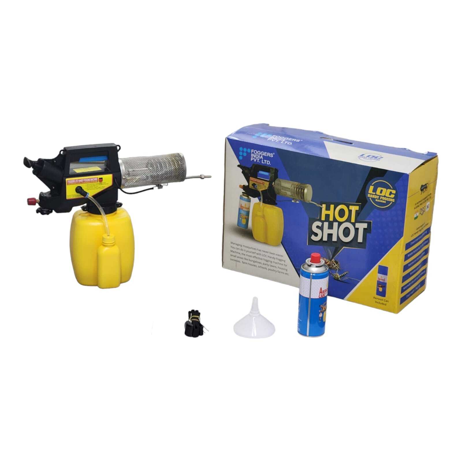 Loc 2 L Mini Thermal Fogger, For Anti Mosquito Fogging - Color: Yellow And Black