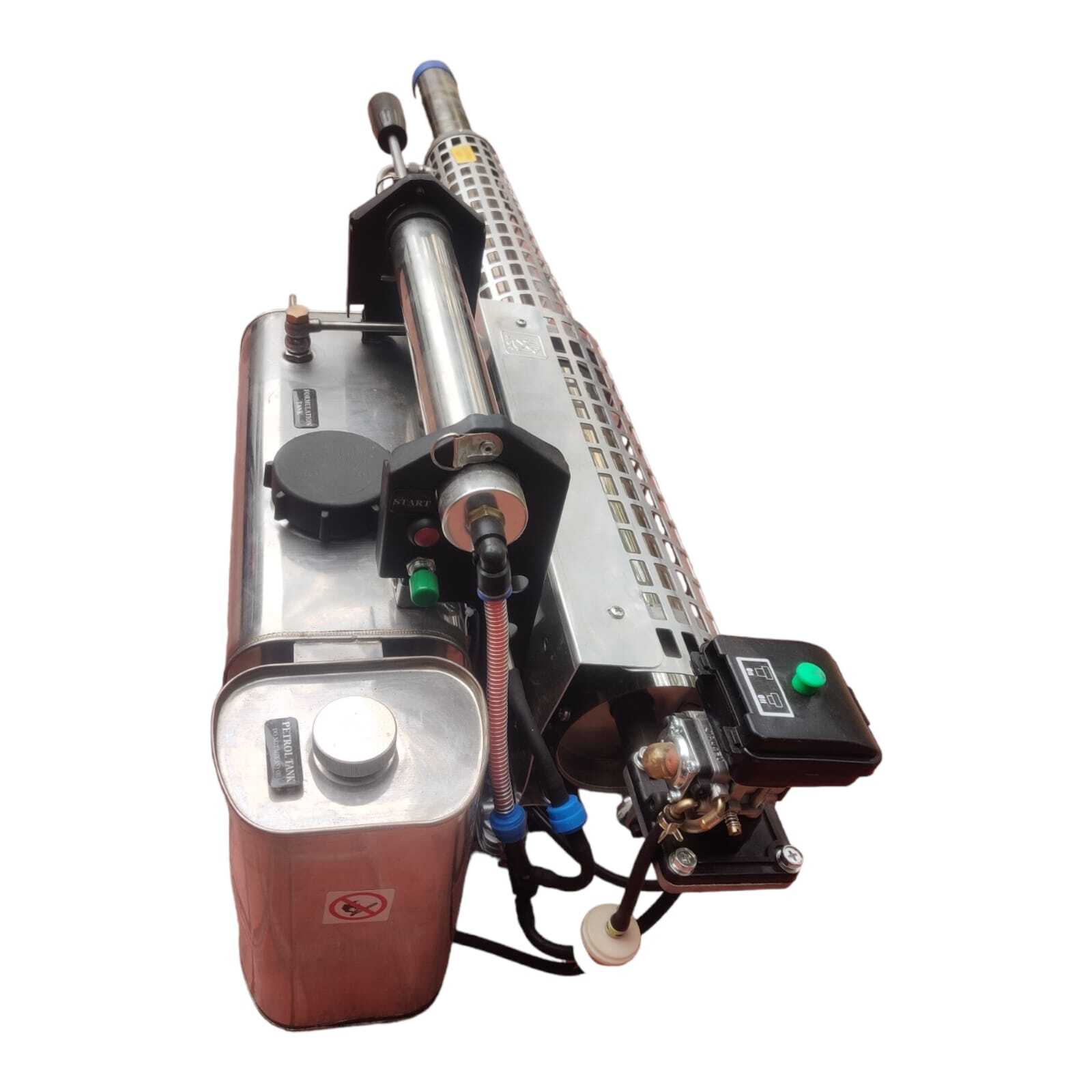 Portable Thermal Fogging Machine - 17.5 Kw Performance, 6l Stainless Steel Tank | Electric & Manual Start, Covers 25 Acres/hour, 1 Year Warranty