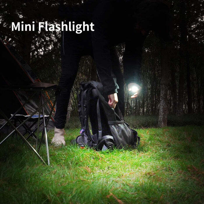 Led Battery Operated Keychain Flashlight Small Work Light With Folding Bracket Bottle Opener For Camping