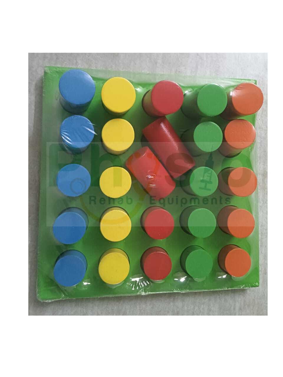 Graded Round Peg Board By Physio Rehab Equipments