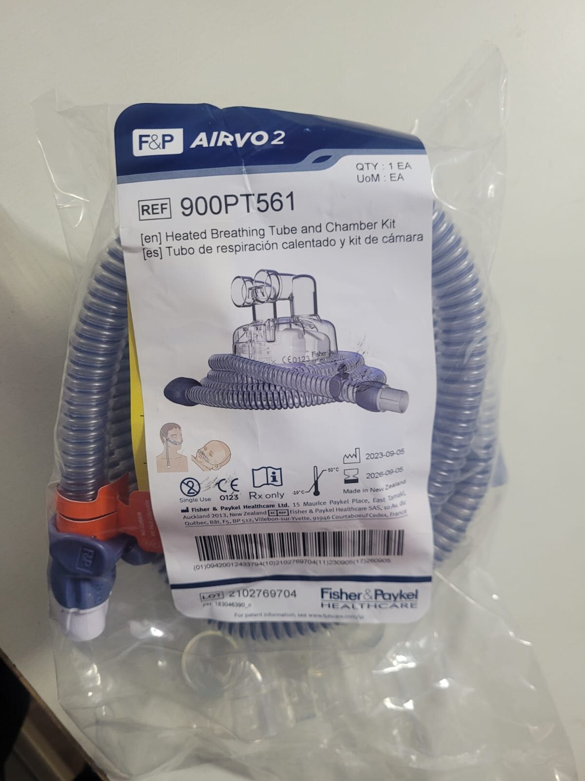 Airspiral Heated Breathing Tube - Advanced Two-spiral Design | Protects Against Condensate And Rain-out