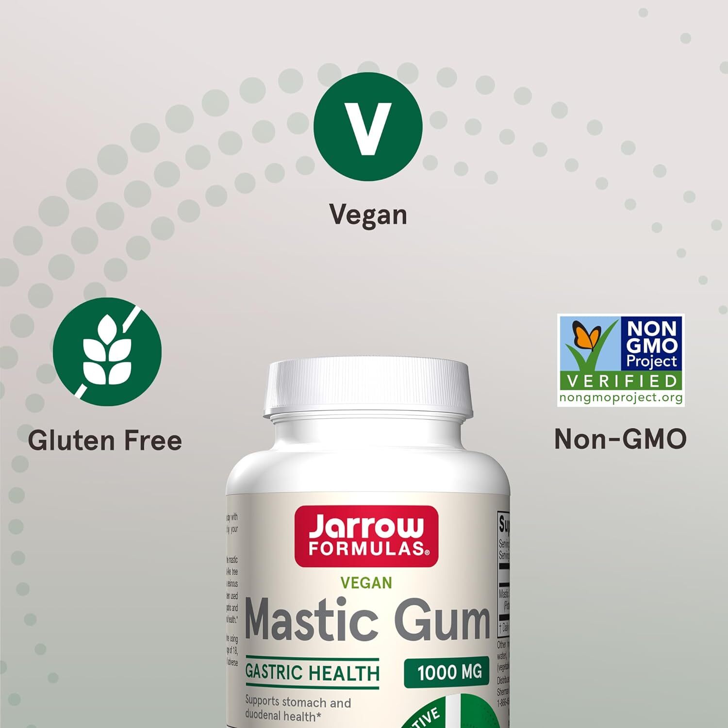 Jarrow Formulas Mastic Gum 1000 Mg, Dietary Supplement 120 Caps