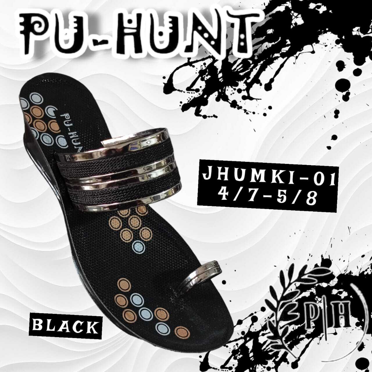 Jhumki Slipper-01 - High-quality Materials | Earthy Brown Color, Multi-season Wear, Available In Various Sizes, Perfect For Casual Or Formal Events