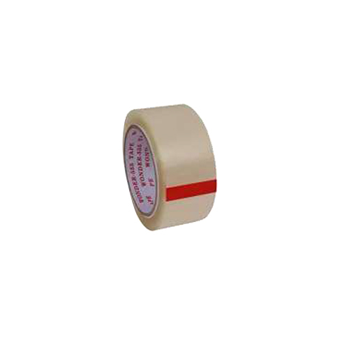 BOPP Tape - 40 Micron, Transparent Brown Adhesive | Strong Adhesion, Moisture Resistance, Ideal for Home and Industrial Use