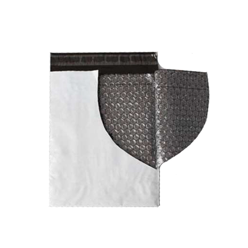 Bubble Courier Bag - 51 Micron Plastic, 6x8 Inches , White Stand Up Pouch for Secure Gift Shipping