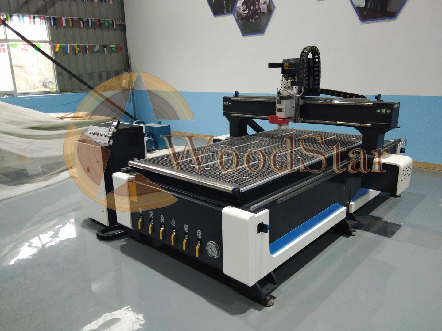 Raja Singa Mangalam Cnc Wood Working Router Machine at 448400.00 INR in ...