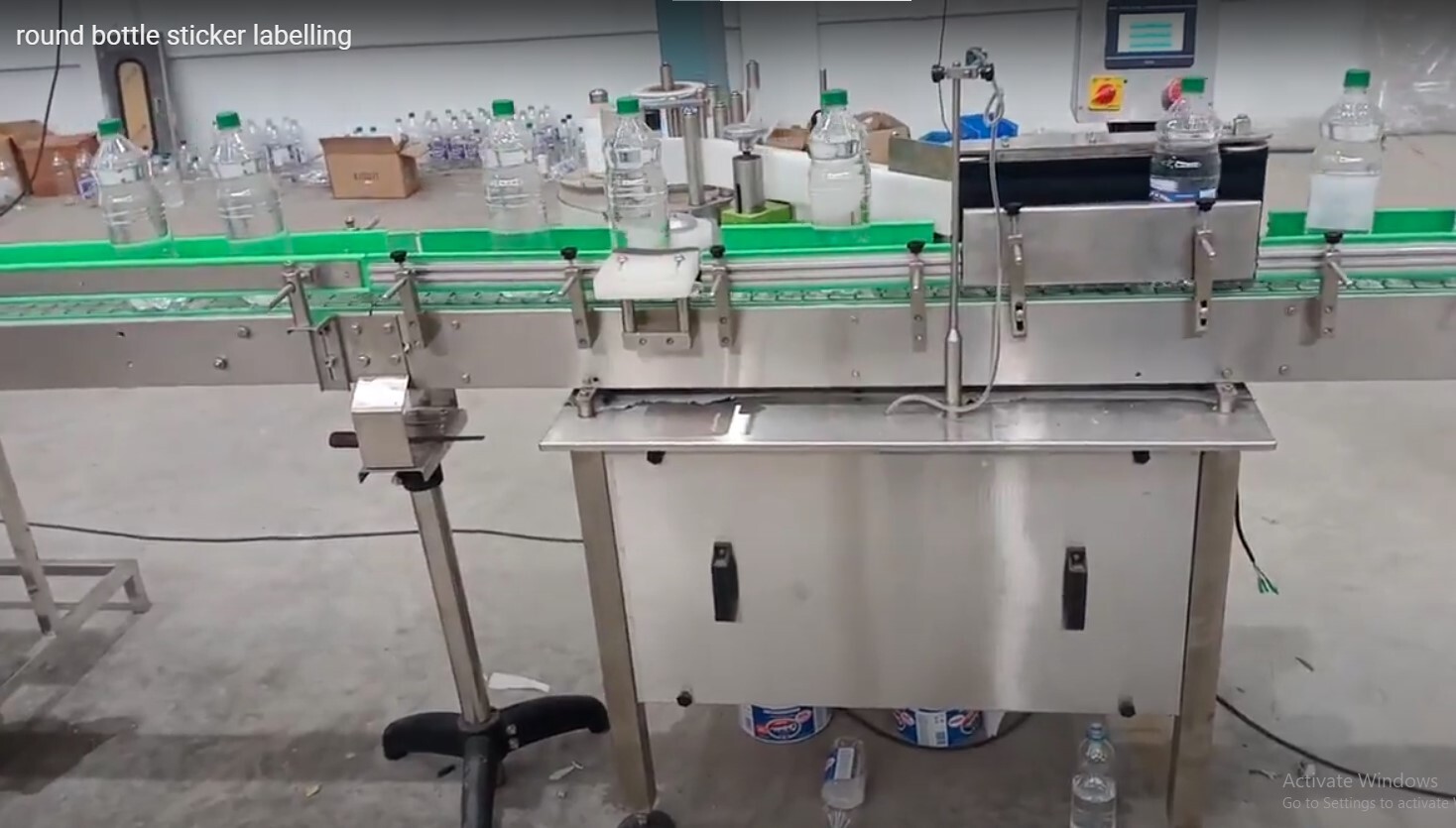 Bottle Sticker Labelling Machine Application: Industrial