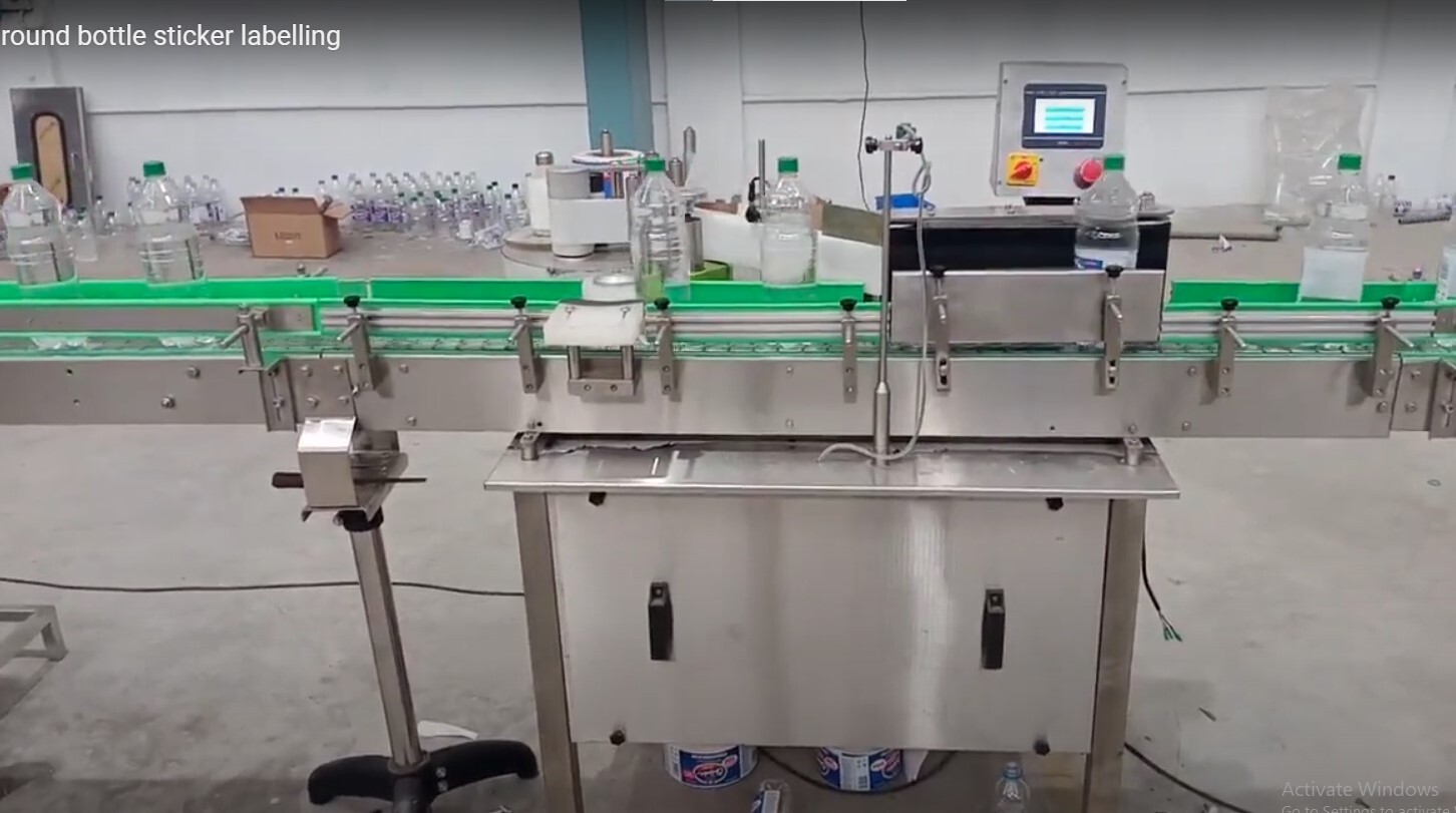 Bottle Sticker Labelling Machine Application: Industrial