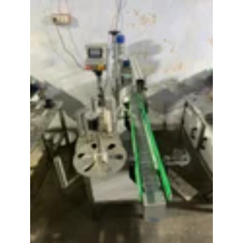 Sticker Labelling Machine - Stainless Steel, Silver Color | Automatic, Electric Power Source, Industrial Application, Warranty Included