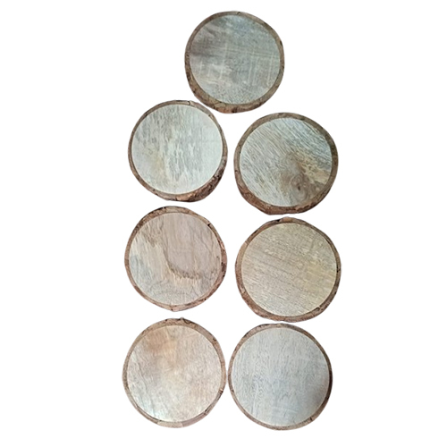 Wooden Bark Coaster - Color: Different Available