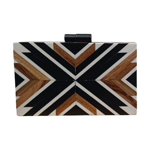 Ladies Wooden Clutch - Color: Different Available