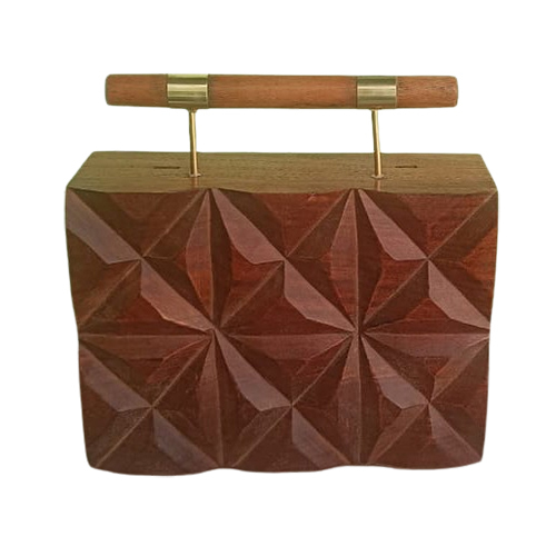 Wooden Modern Clutch - High-Quality Eco-Friendly Wood , Stylish Design with Multiple Color Options for Women