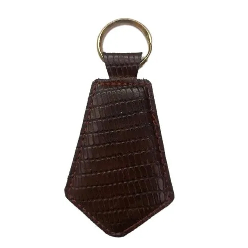 Leather Golden Keychain - Leather & Steel, Antique Plating, Available in Various Colors | Modern Arts Style, Vintage Appeal, Versatile Accessory