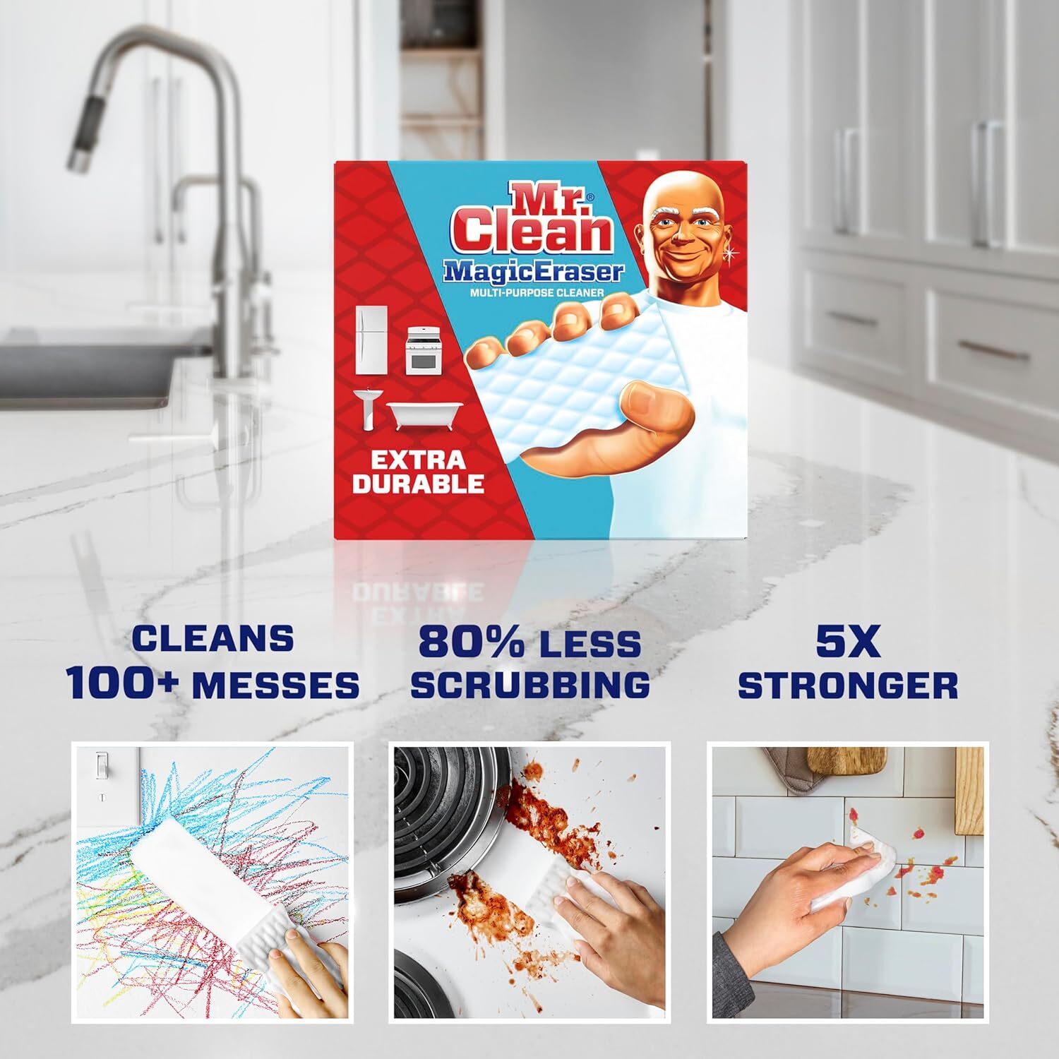 Mr. Clean Magic Eraser, Extra Durable 10 Count