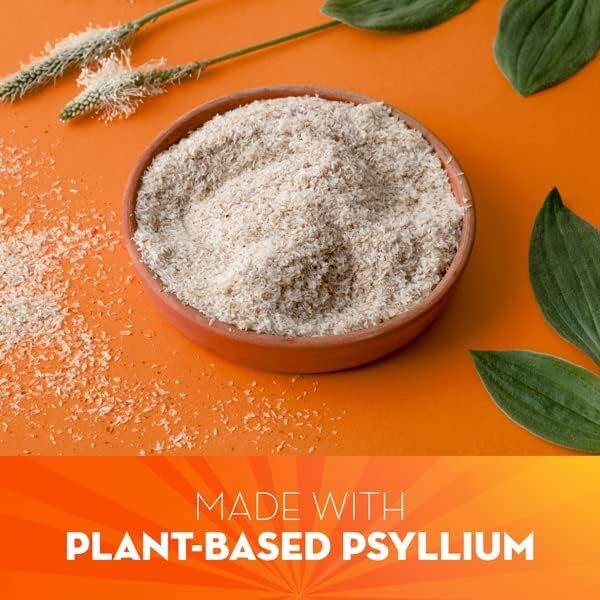 Metamucil Fiber Supplement Psyllium Husk - Powder, 1.04 Kg, Orange Flavor | Appetite Control, Blood Sugar Aid, Cholesterol Lowering, Digestive Health