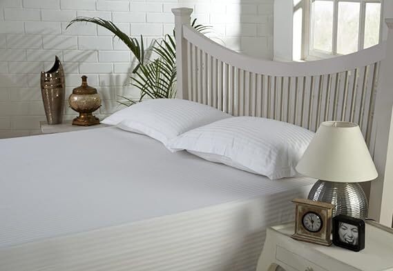 White Satin Single Bed Hotel Duvet Covers - Feature: Washable