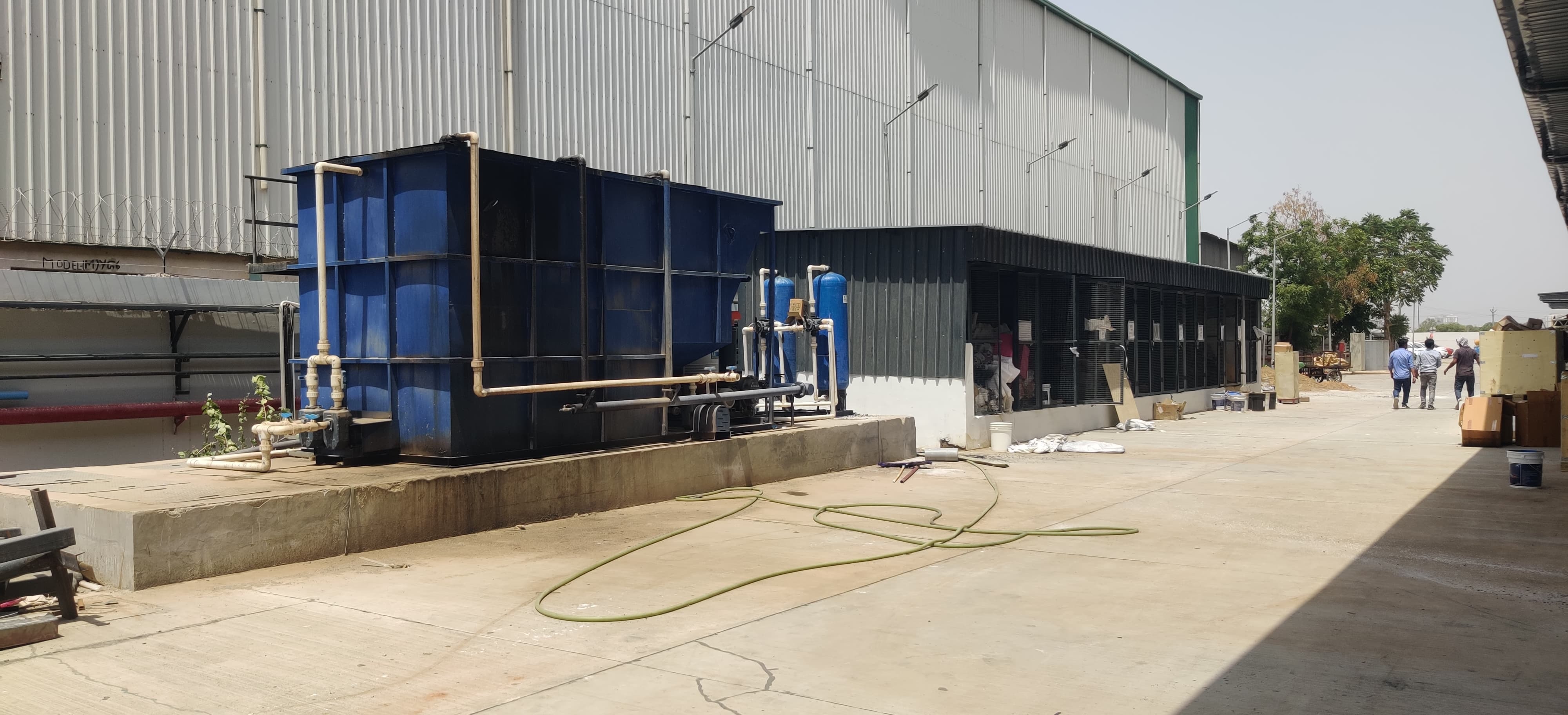 Sewage Treatment Plant - Automatic Operation, Premium Metal Build | Electric Power Source, Long-lasting Performance, Customized Specifications