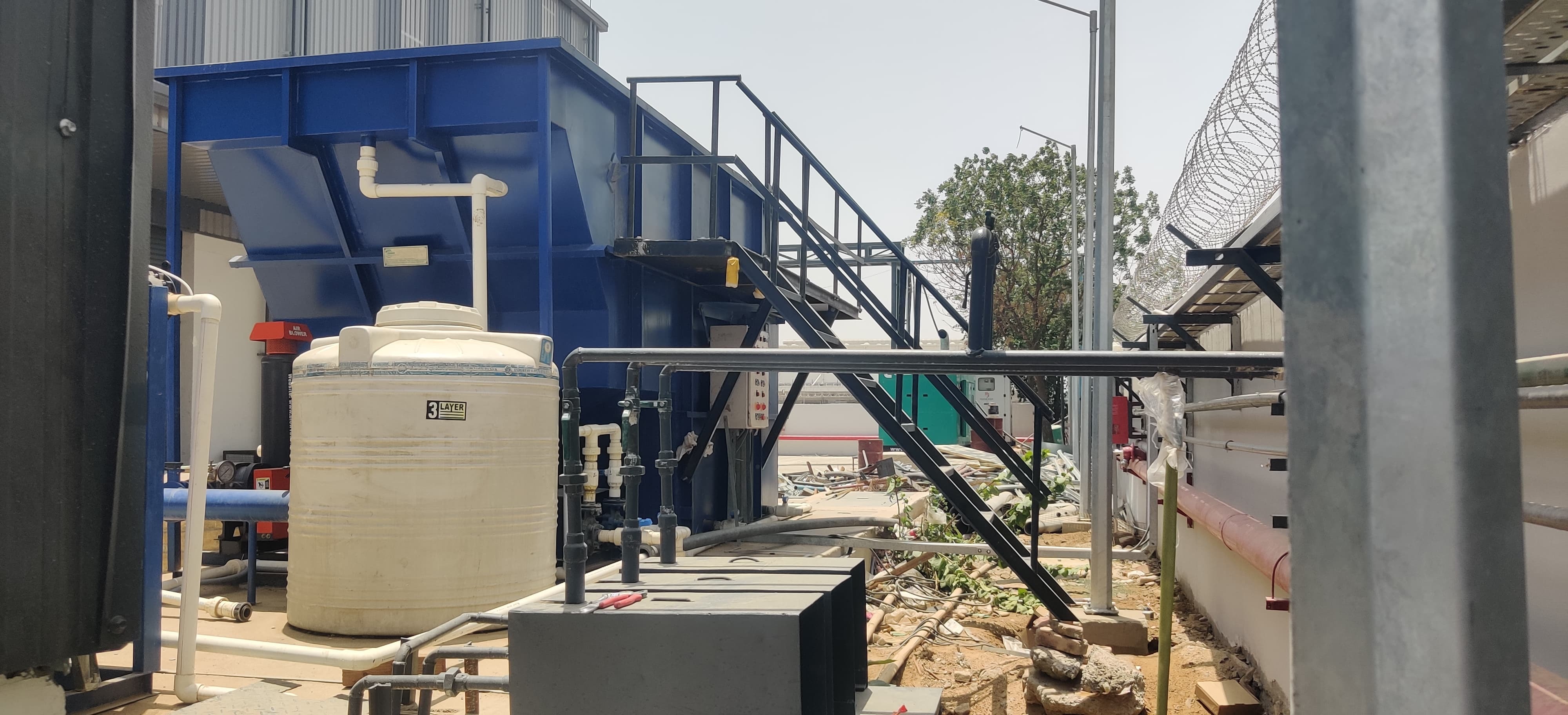 Sewage Treatment Plant - Automatic Operation, Premium Metal Build | Electric Power Source, Long-lasting Performance, Customized Specifications