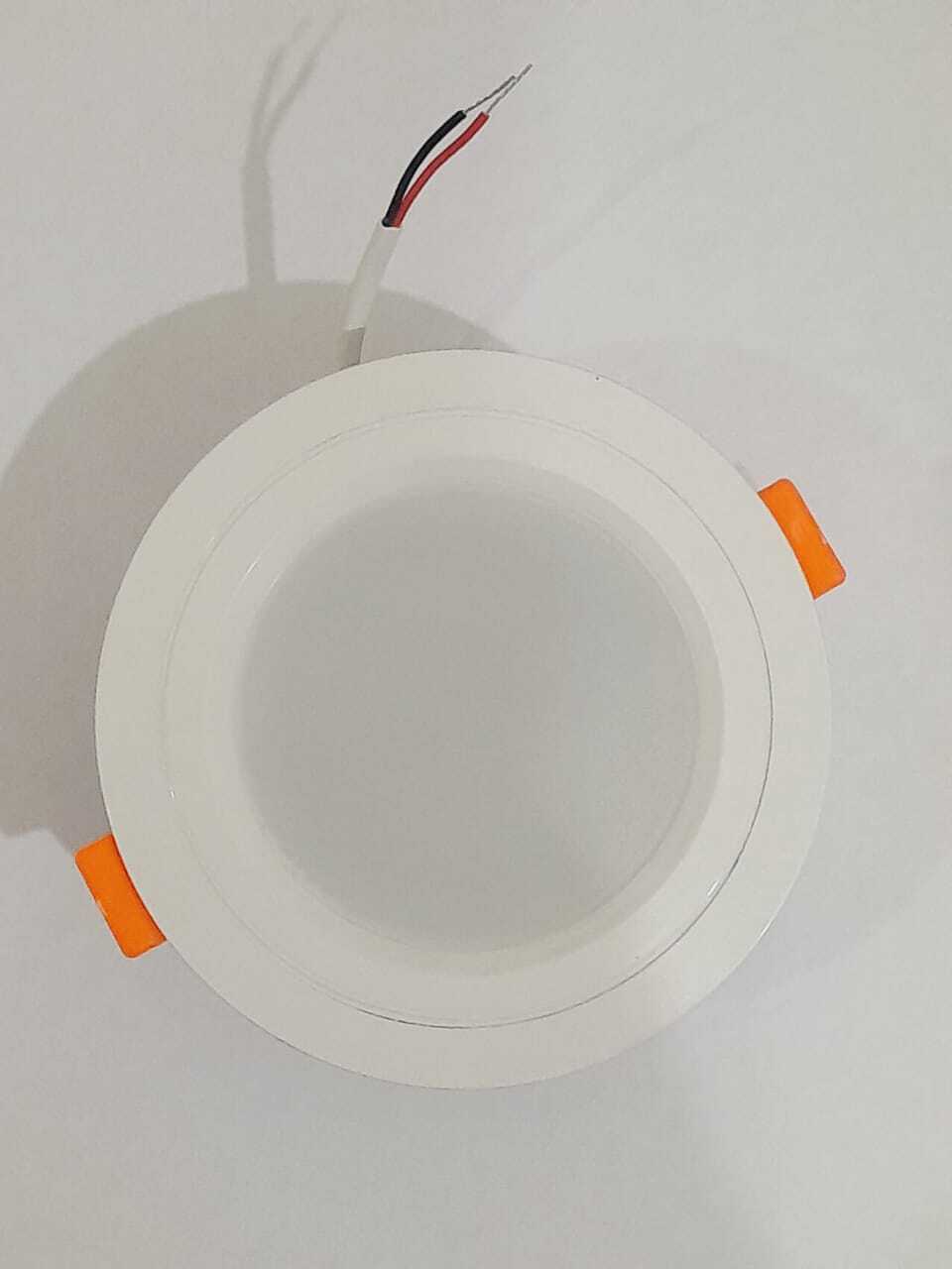 9w Concealed Downlight - Aluminium, Circular Shape, Cool White/natural White/warm White | Dimmable, Long Lifespan, 700-900 Lumens