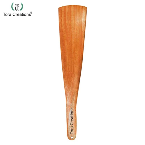 Non Stick Cooking Wooden Spatula - Color: Brown