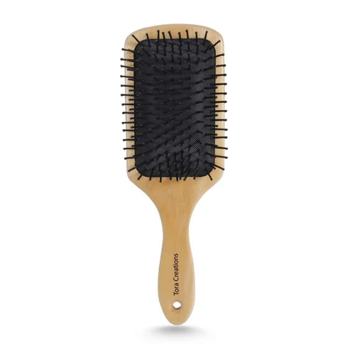 Wooden Paddle Hair Brush By Tora Creations