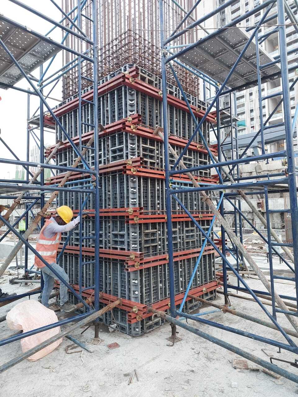 Plastic Formwork Green Modular Panel System - Application: Construction