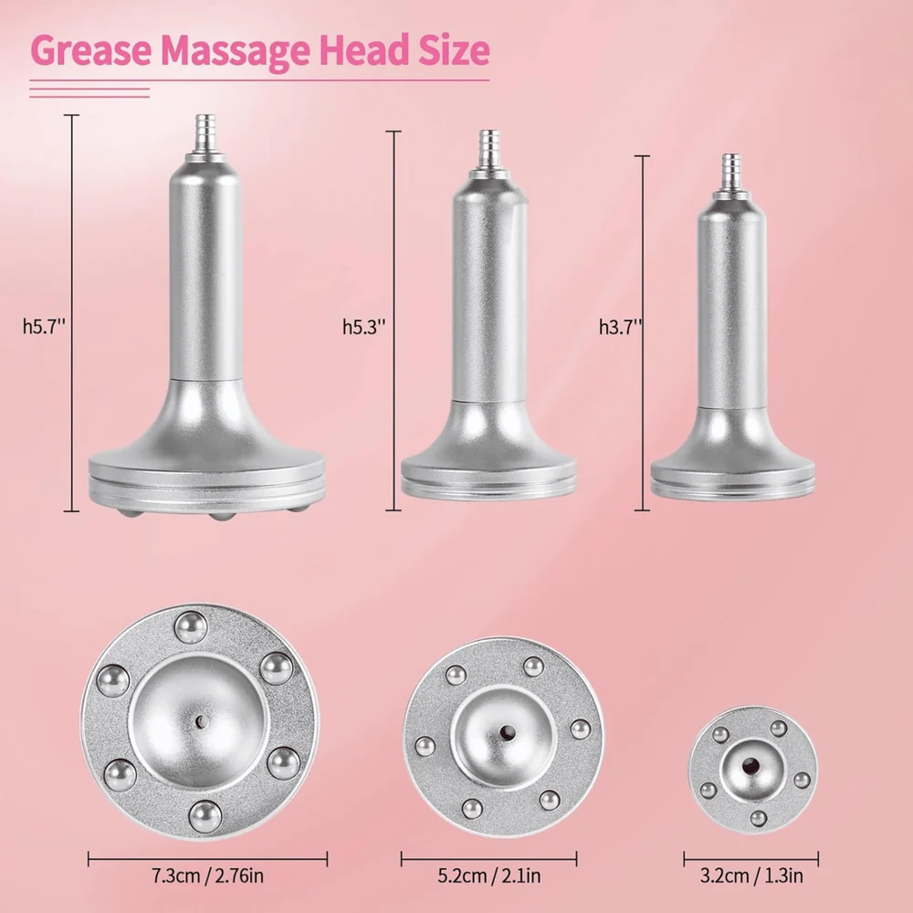 Vacuum Therapy Machine - Plastic, 350w Power, Portable Design | Chest Enhancement, Skin Tightening, And Body Sculpting With 32 Vacuum Cups