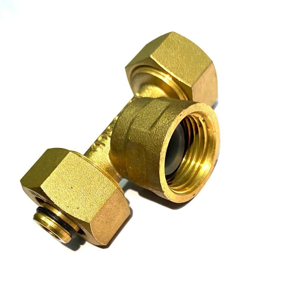 Jdl Gold Mlc Brass Pipe Fitting - Color: Golden