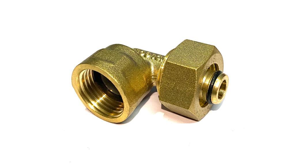 Jdl Gold Mlc Brass Pipe Fitting - Color: Golden