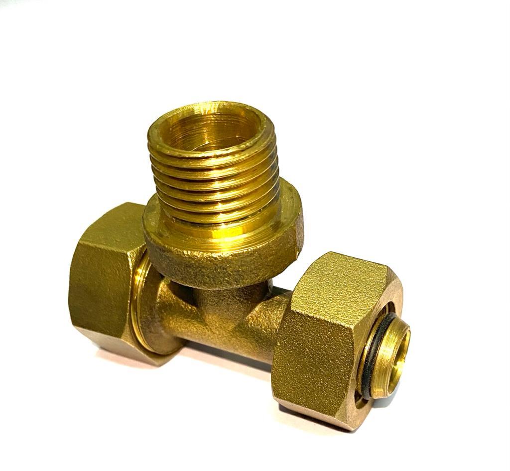 Jdl Gold Mlc Brass Pipe Fitting - Color: Golden
