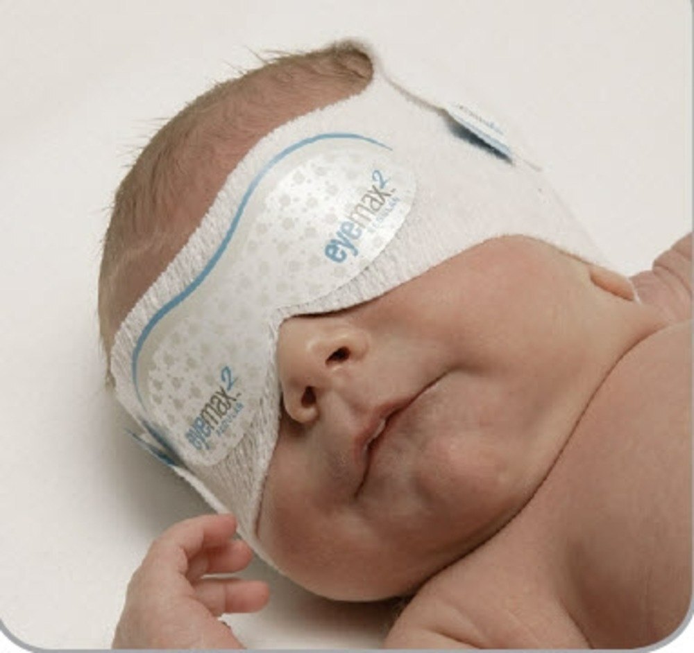 Neonatal Eye Protector - Soft Cotton Blend, Adjustable Size For Comfort And Safety, Lightweight Design