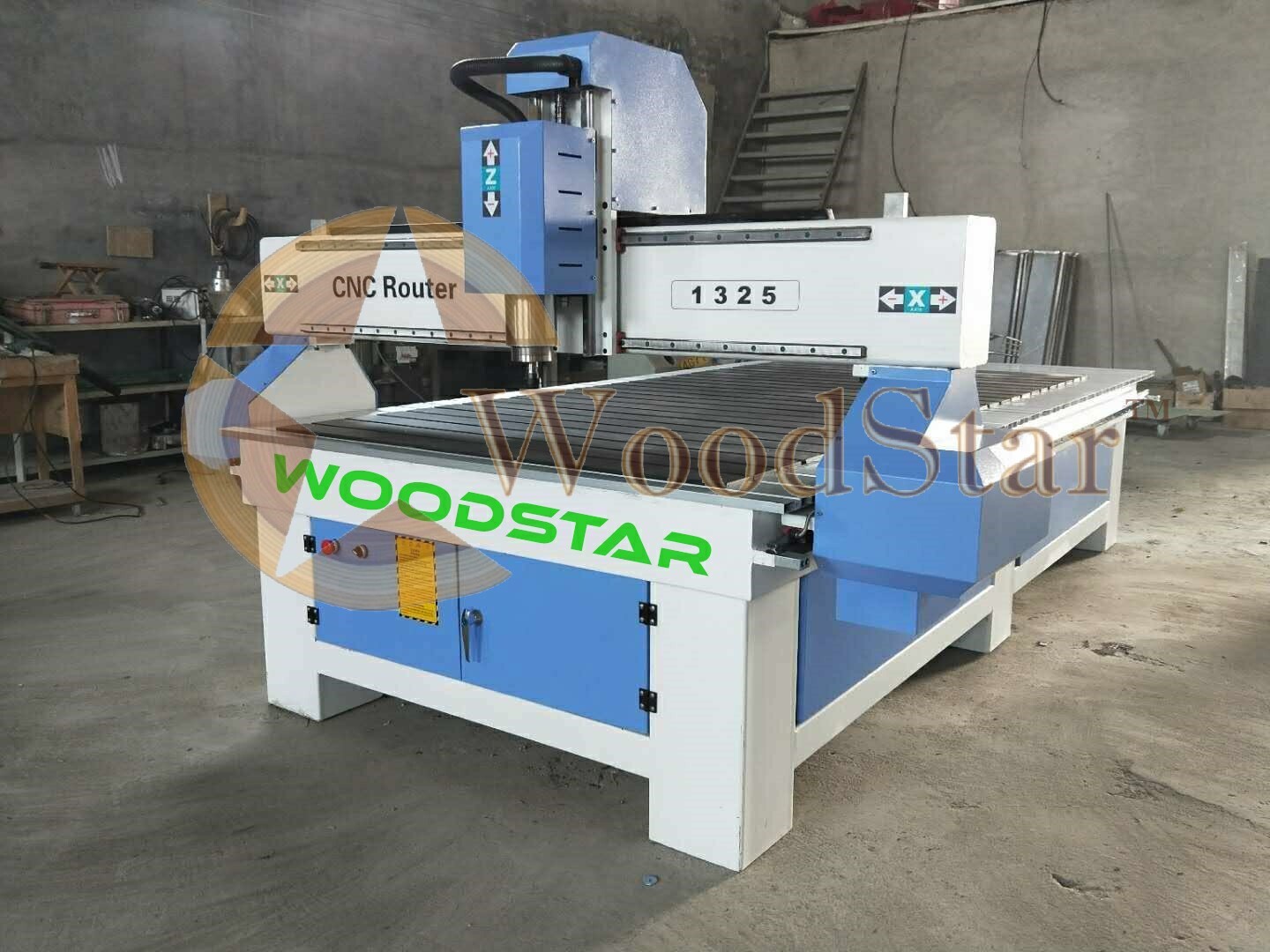 Woodstar Cnc Router - 1500 X 2500 X 300 Mm | Stepper Motor, 24,000 Rpm, Automatic, 1-year Warranty