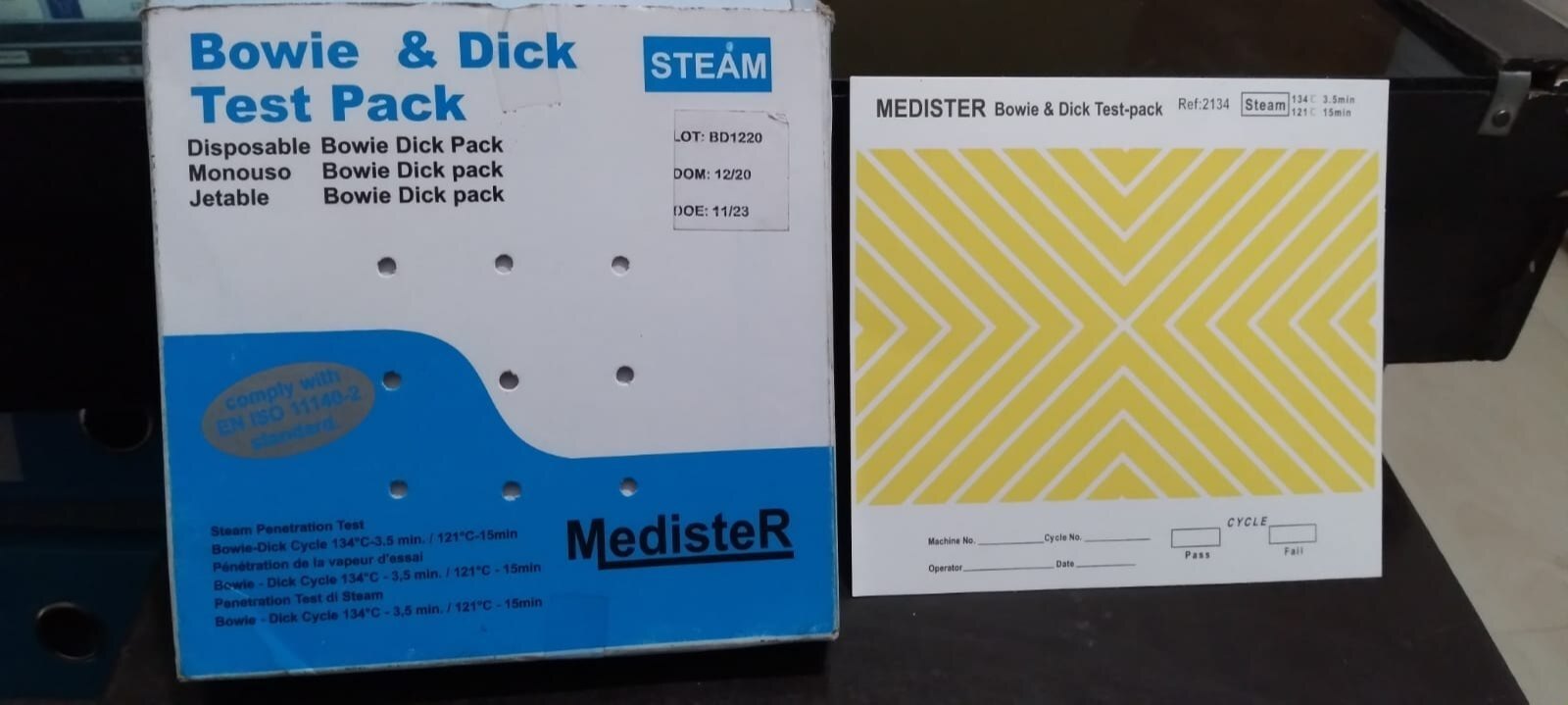 Bowie Dick Test Pack Ka  