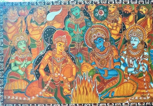 रुक्मिणी स्वयंवरम चित्र