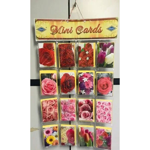 Glossy Inside Blank Small Greeting Card With Envelope